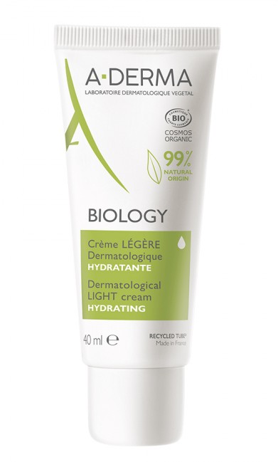 Aderma Biology Crème Légère Dermatologique Hydratante 40ml